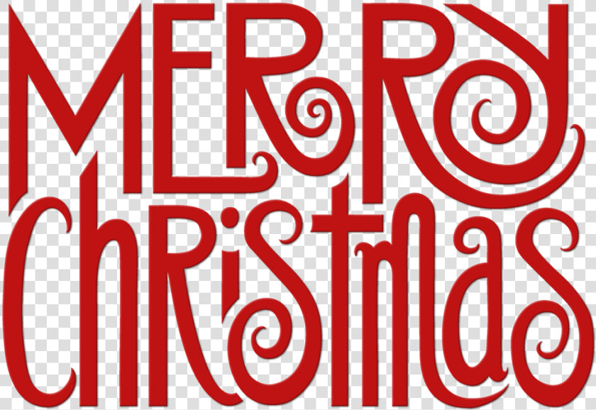 Merry Christmas Text Red By Floating Lemons Art   Graphic Design  HD Png DownloadTransparent PNG