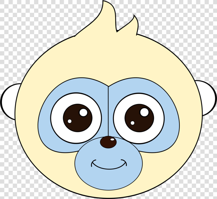 Monkey Clip Arts   Animal Face Clipart Monyet  HD Png DownloadTransparent PNG