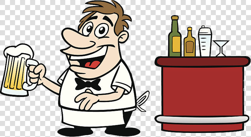 Transparent Counters Clipart   Cliparts For Bartender With Beer  HD Png DownloadTransparent PNG