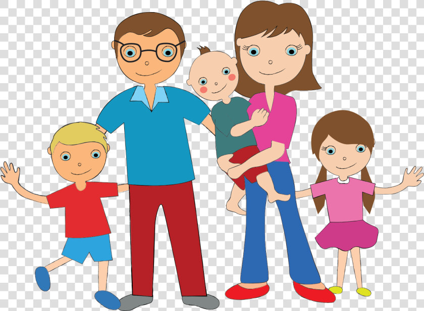 5 Family Members Clipart   Family Members Clipart  HD Png DownloadTransparent PNG