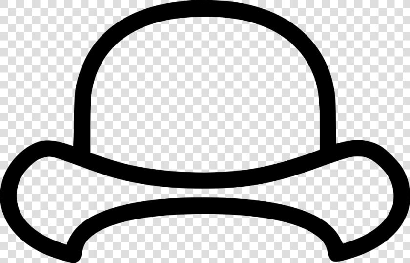 Bowler Hat   Line Art  HD Png DownloadTransparent PNG