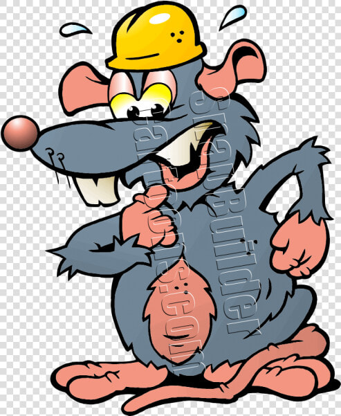 Rat Scared Wearing Helmet   Rat Wearing Helmet  HD Png DownloadTransparent PNG