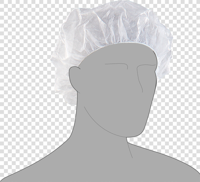 Bouffant Cap White   White Bouffant Cap  HD Png DownloadTransparent PNG