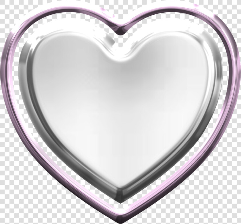 Heart  Metallic  Valentine  Love  Metal  Silver  HD Png DownloadTransparent PNG