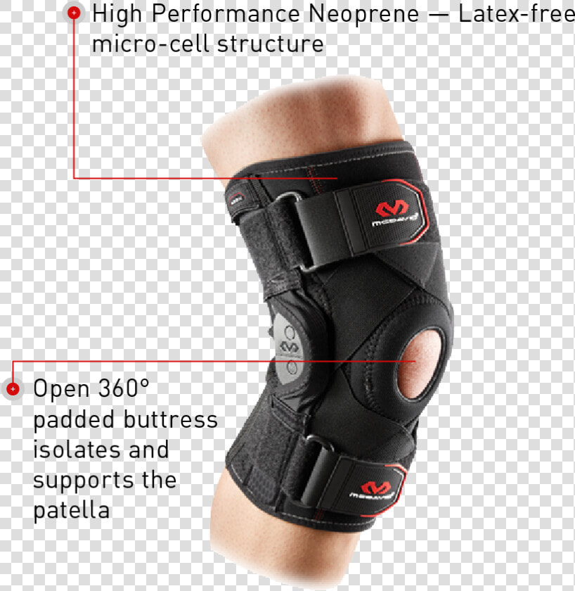 Knee Brace W  Polycentric Hinges  amp  Cross Straps Class   Mcdavid 429x Hinged Knee Brace  HD Png DownloadTransparent PNG