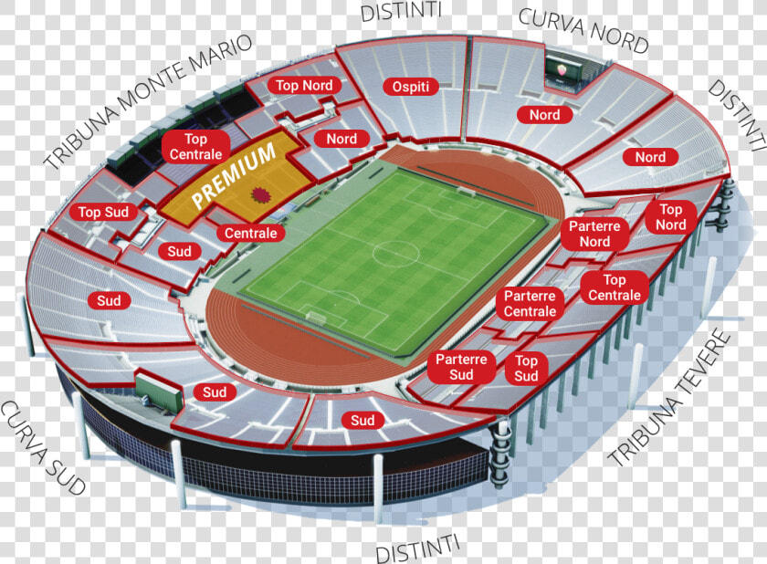 Stadio Olimpico Tribuna Monte Mario  HD Png DownloadTransparent PNG