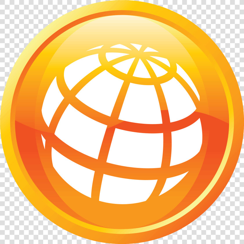 Website Icon Orange Clipart   Png Download   Website Symbol In Orange Circle  Transparent PngTransparent PNG