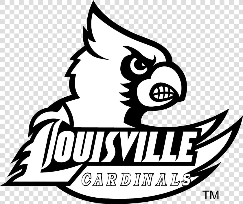 Louisville Cardinals Logo Black And White   Louisville Cardinals  HD Png DownloadTransparent PNG