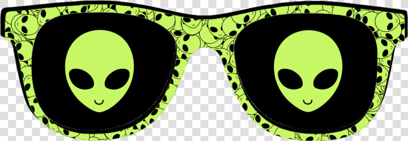  glasses  alien  green  aliens  freetoedit  ftestickers  HD Png DownloadTransparent PNG