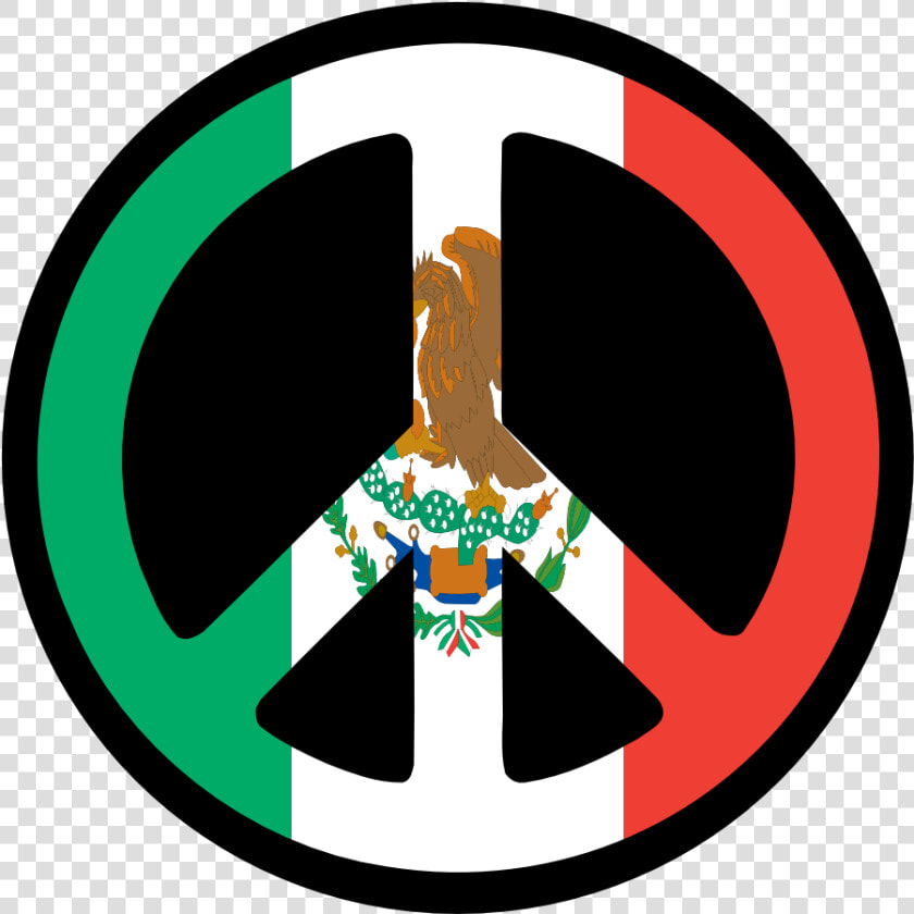 Mexican Flag Logo   Mexican Peace  HD Png DownloadTransparent PNG