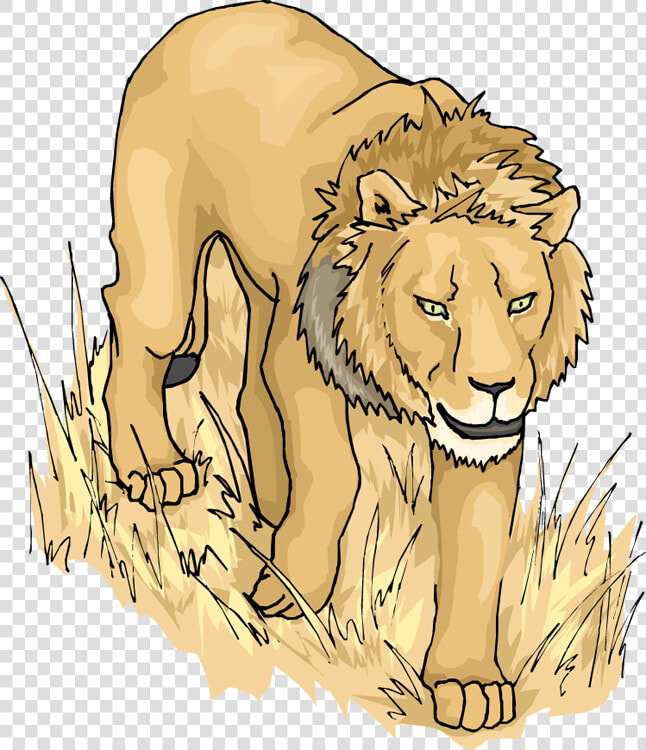 Lion Clip Art Free Vector 4vector   Lion Images Animated  HD Png DownloadTransparent PNG