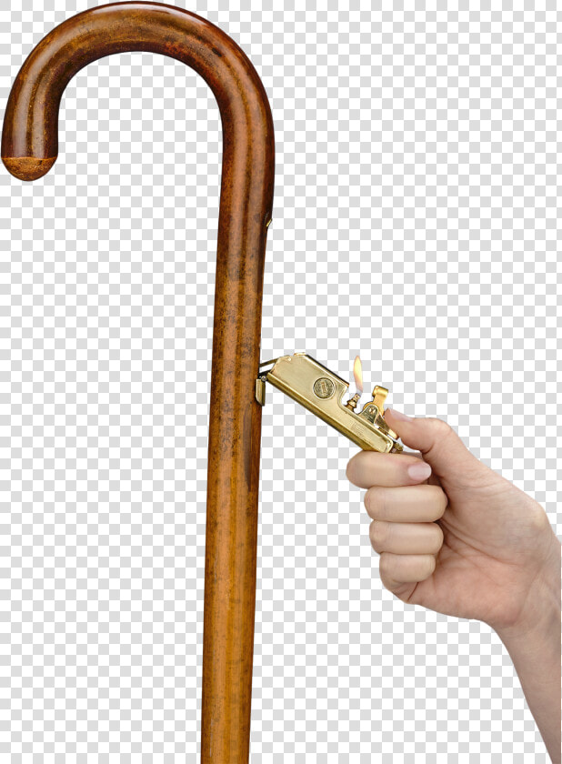 Cigar Lighter Cane   Flask Canes With Hidden Features  HD Png DownloadTransparent PNG