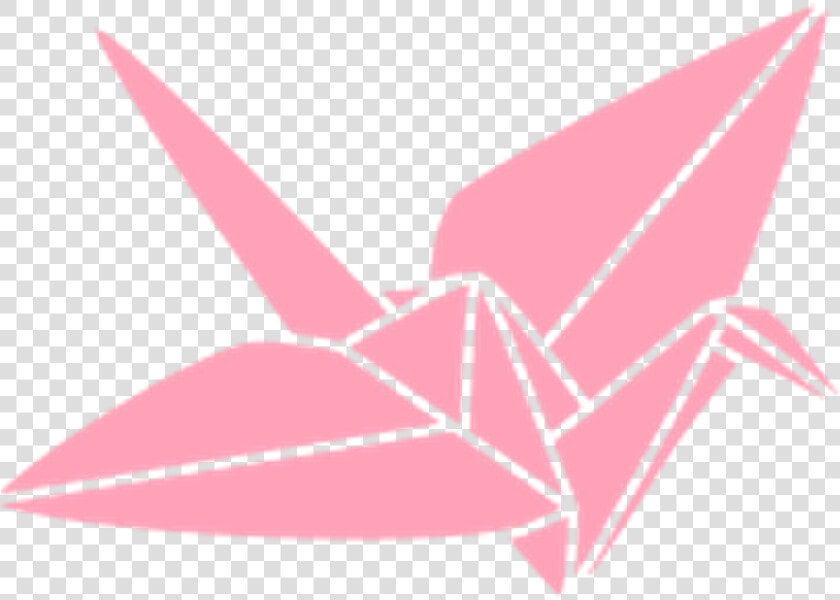 Origami Crane Png   Png Download   Pink Paper Crane Png  Transparent PngTransparent PNG