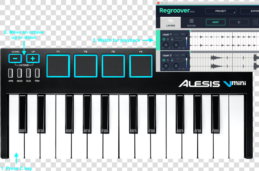 Alesis V Midi  HD Png DownloadTransparent PNG