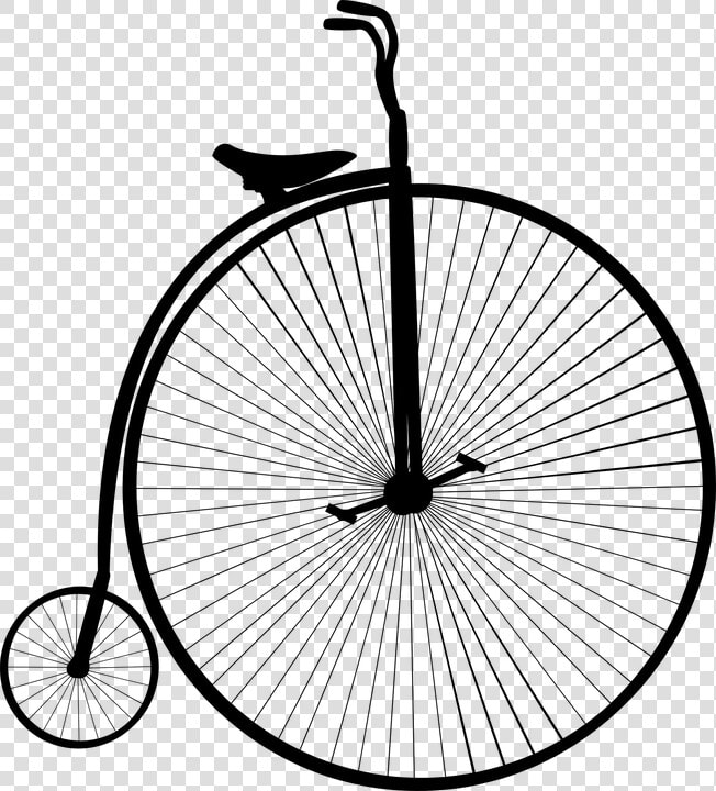 Penny Farthing Bike Silhouette  HD Png DownloadTransparent PNG