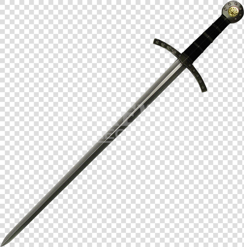 Knights Of Templar Black Hilt Crusader Sword   Harry Potter Wand Clipart  HD Png DownloadTransparent PNG