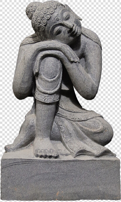 Black Marble Statue Of Budhha In Sleepy Pose   Statue  HD Png DownloadTransparent PNG