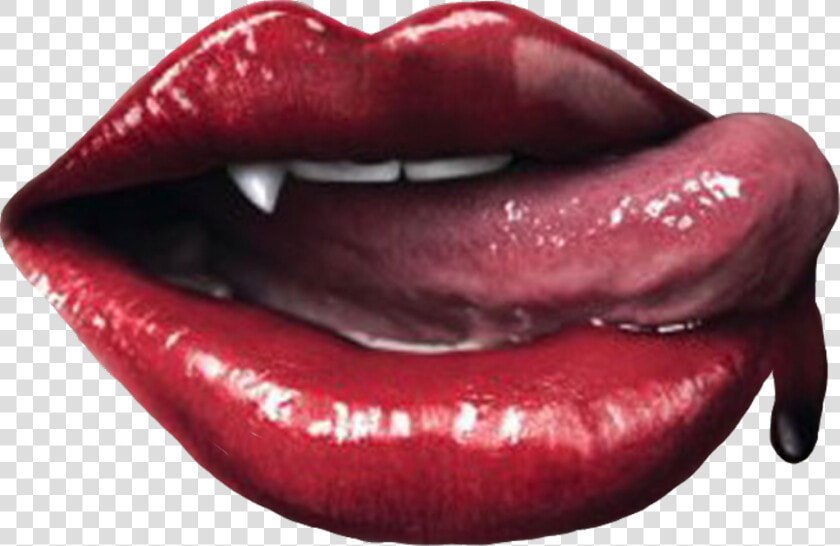  vampire  vampireteeth  teeth  mouth  vampiremouth   True Blood Lips  HD Png DownloadTransparent PNG