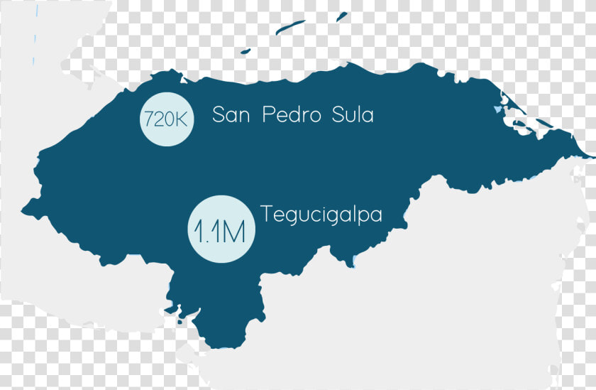 Capital City Of Honduras Map  HD Png DownloadTransparent PNG