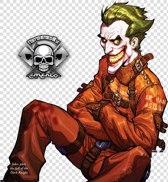 Joker Drawing Batman Arkham   Batman Arkham Joker Comic  HD Png DownloadTransparent PNG