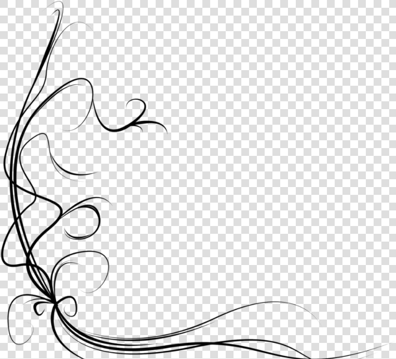 Brush Png By Heybieber14   Borda Arabesco Preto Png  Transparent PngTransparent PNG