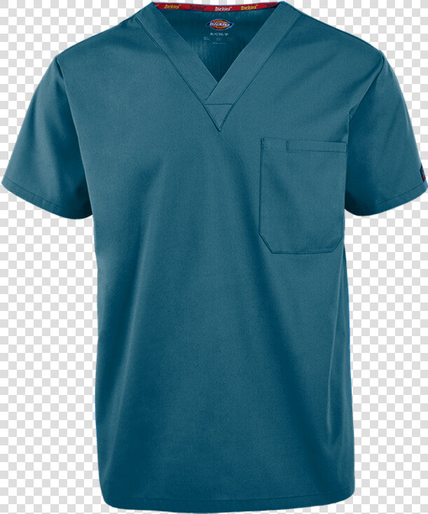 Medical V Neck Top 83706 Carribean   Nurse Uniform Mockup Psd  HD Png DownloadTransparent PNG