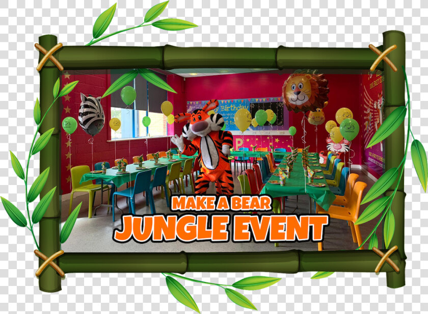 Watford Make A Bear Jungle Event   Safari Animals Picture Clipart Frame  HD Png DownloadTransparent PNG