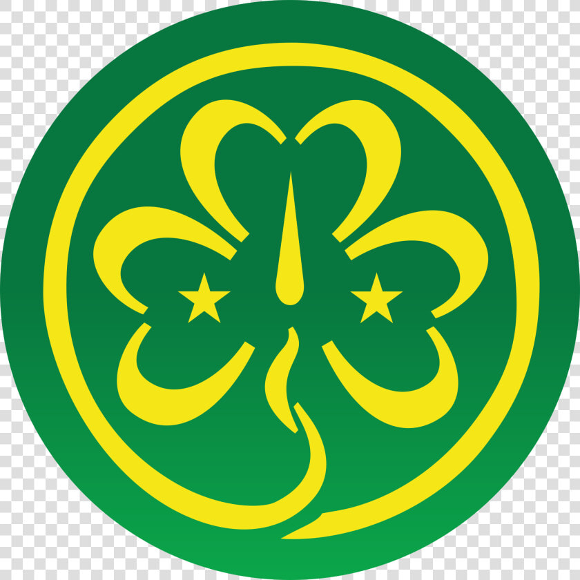 Girl Scout Trefoil Clipart   World Girl Guide Badge  HD Png DownloadTransparent PNG