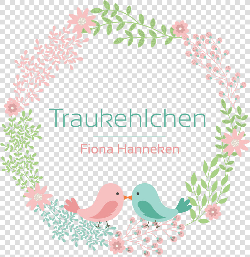 Transparent Clipart Herzen Hochzeit   Floral Wreath Vector Wedding  HD Png DownloadTransparent PNG