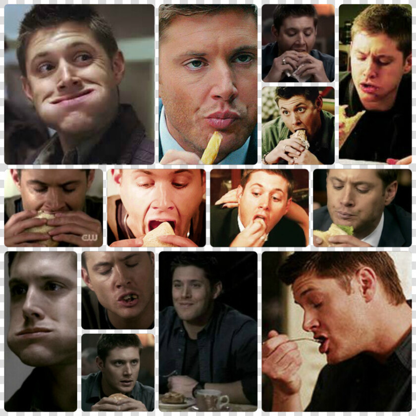 Picmonkey Collage   Dean Winchester Food  HD Png DownloadTransparent PNG