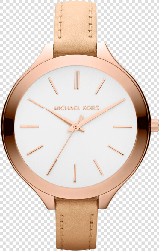 Leather Women  39 s Michael Kors Watch  HD Png DownloadTransparent PNG