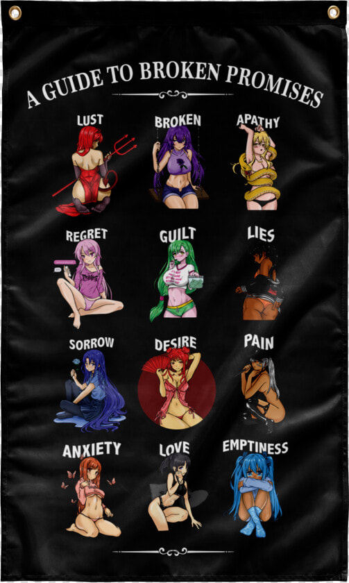 Broken Promises Anime Shirt  HD Png DownloadTransparent PNG