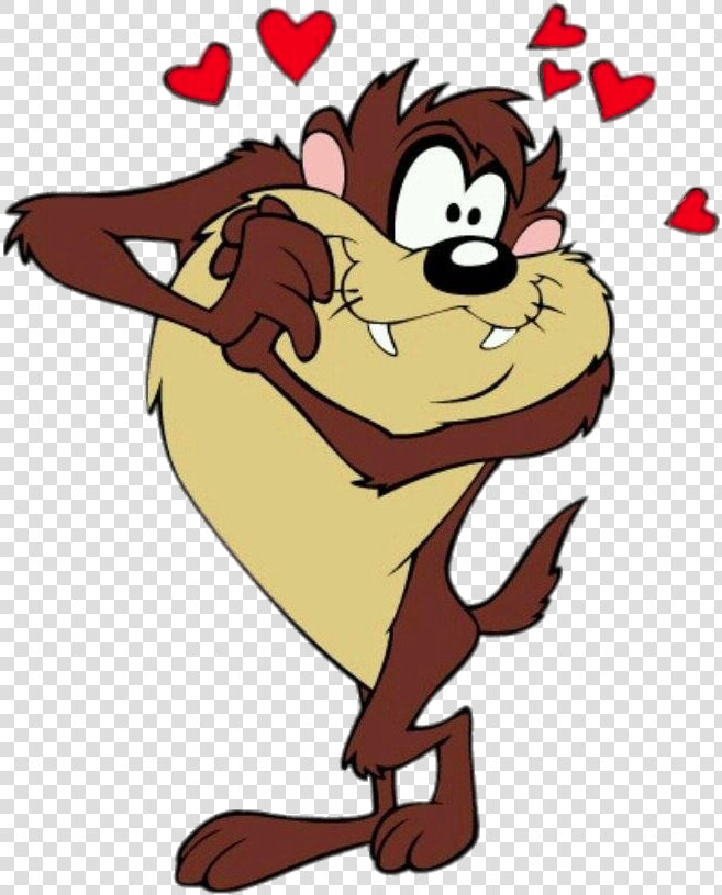 Taz The Tazmanian Devil In Love   Tasmanian Devil Looney Tunes  HD Png DownloadTransparent PNG