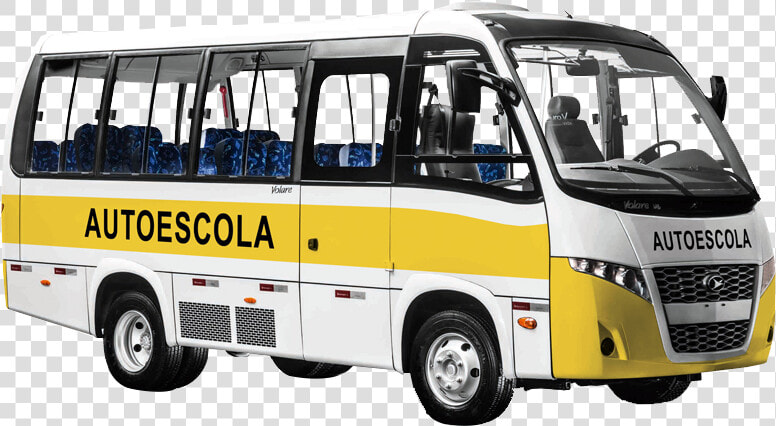 Clip Art Autoescola Cfc Unidades Especiais   Micro Onibus Auto Escola  HD Png DownloadTransparent PNG