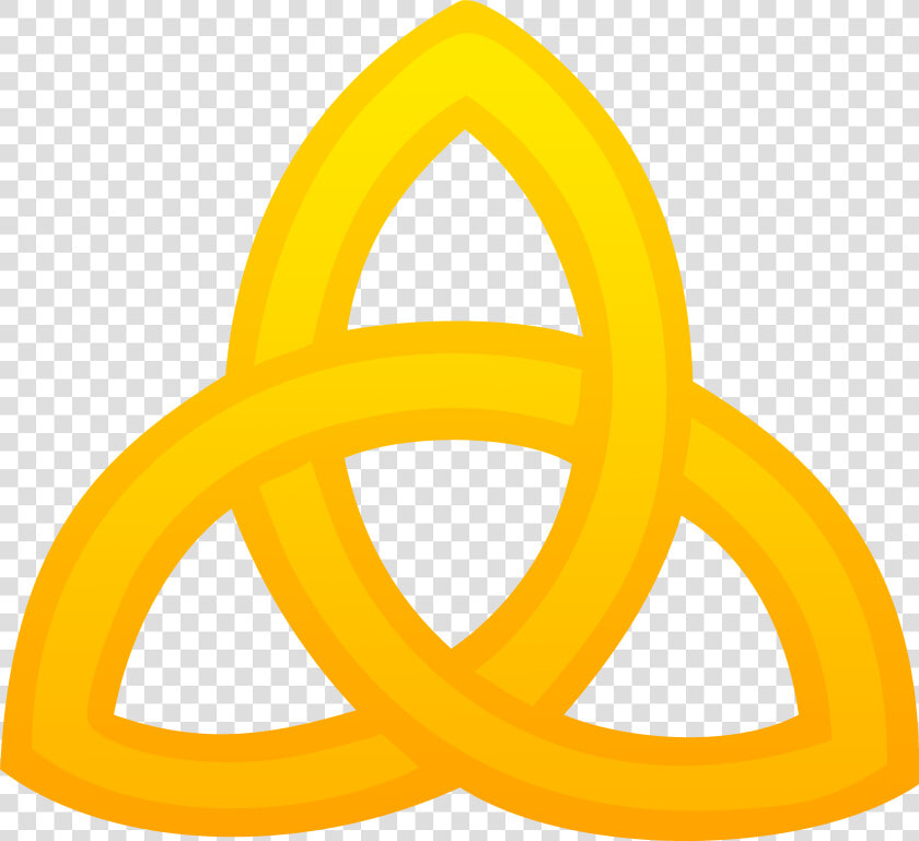 Triquetra Symbol Golden Clip Art   Gold Celtic Knot Clipart  HD Png DownloadTransparent PNG