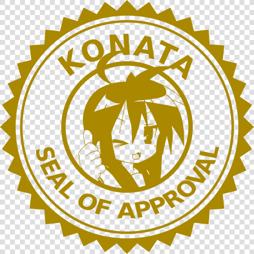 Konata Seal Of Approval By Mawscm d4wm6zi   Png Download   Konata Seal Of Approval  Transparent PngTransparent PNG