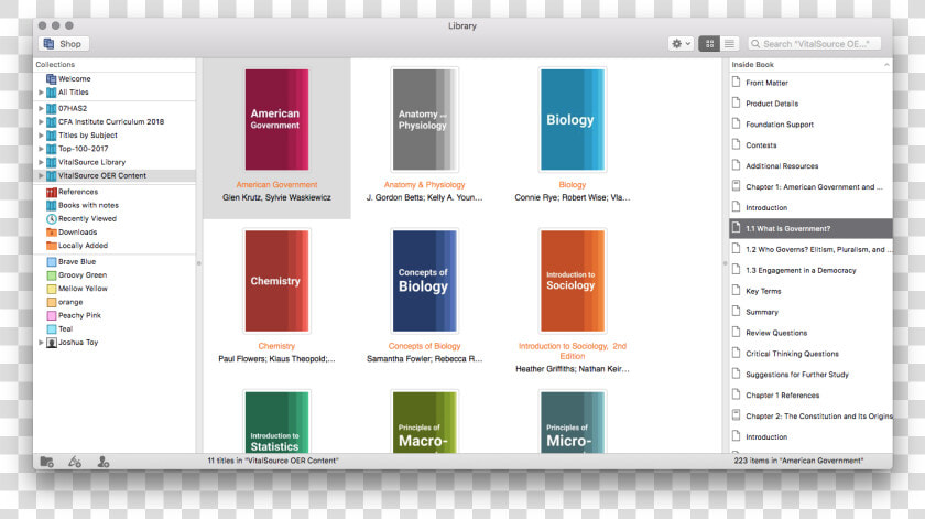 Vitalsource Bookshelf  HD Png DownloadTransparent PNG