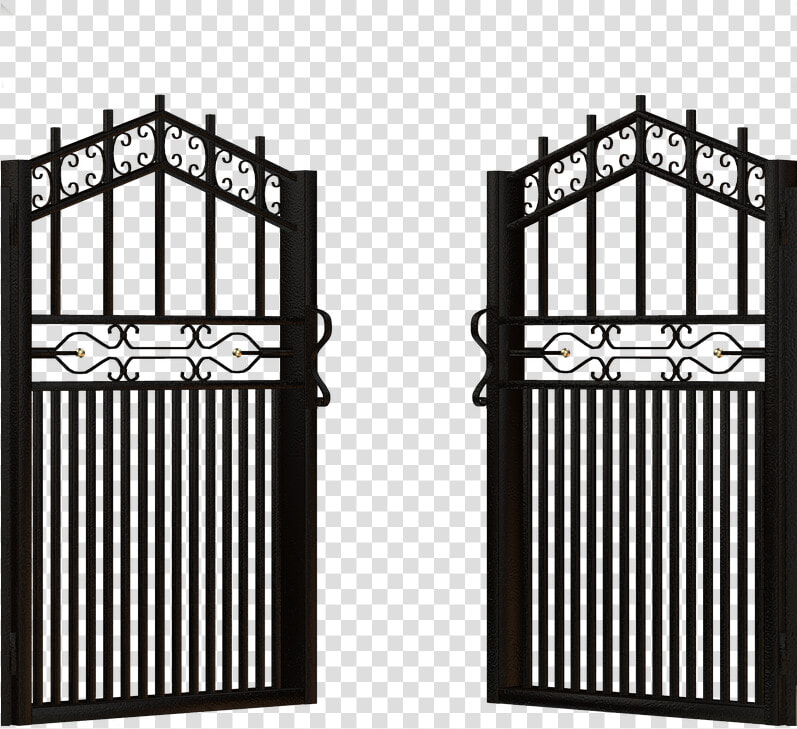 Transparent Rejas Png   Open Gate Png  Png DownloadTransparent PNG