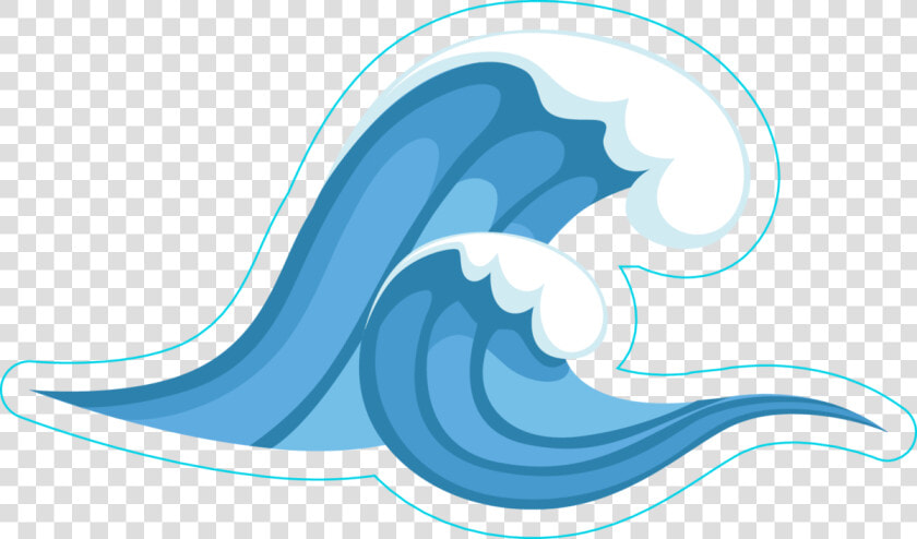 Transparent Wave Emoji Png   Wave White Background  Png DownloadTransparent PNG