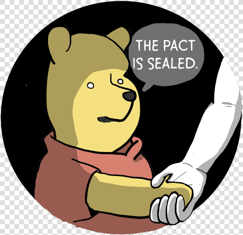 Gone Into Rapture On Twitter   Winnie The Pooh The Pact Is Sealed  HD Png DownloadTransparent PNG