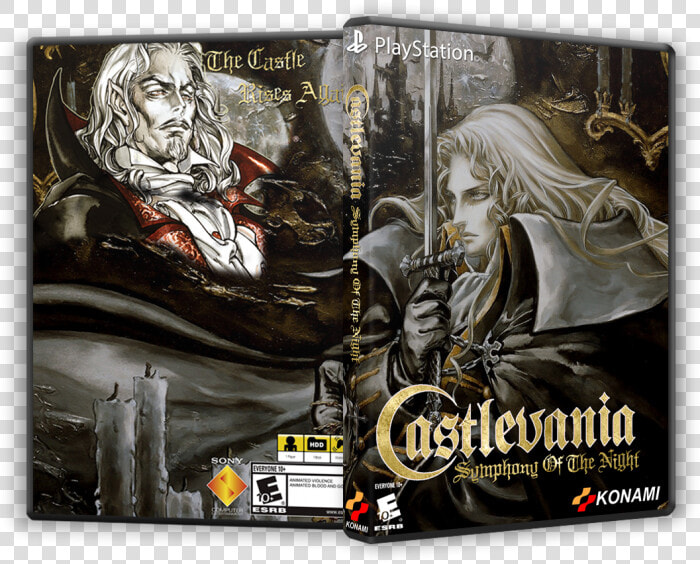 Castlevania Symphony Of The Night Box Art Cover   Castlevania Symphony Of The Night Cover Png  Transparent PngTransparent PNG