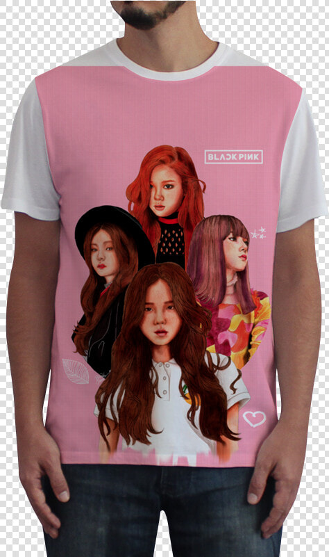 Camiseta Fullprint Blackpink   Coruja Pintura Em Camiseta  HD Png DownloadTransparent PNG