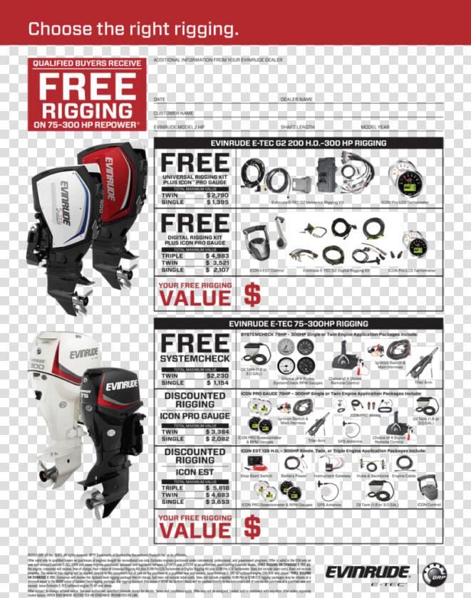 Brp 16 Spring Promo Pg2   Evinrude Outboard Motors  HD Png DownloadTransparent PNG