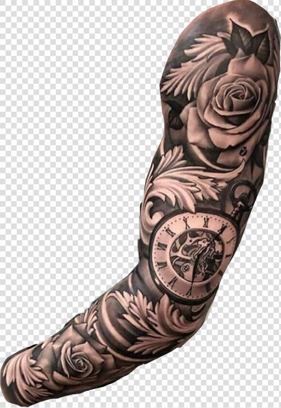  tattoo  tattoosleeve  freetoedit   Half Sleeve Tattoos For Men  HD Png DownloadTransparent PNG