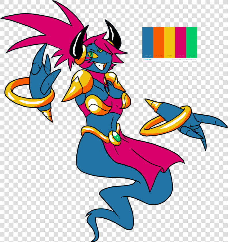 Malika The Hoopa Gal   Cartoon  HD Png DownloadTransparent PNG