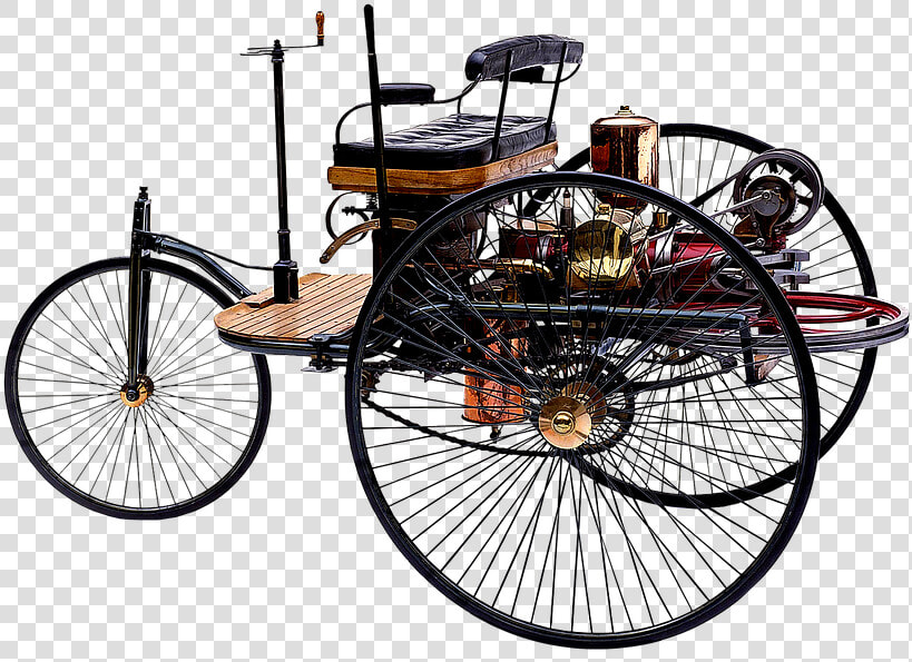 Isolated  Patent Motor Car  Benz And Co In Mannheim   Benz Patent Motorwagen Png  Transparent PngTransparent PNG