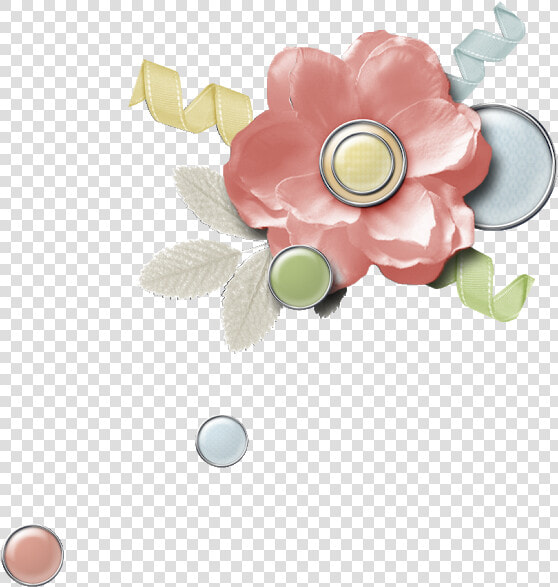 Flower Digital Scrapbook Clusters  HD Png DownloadTransparent PNG