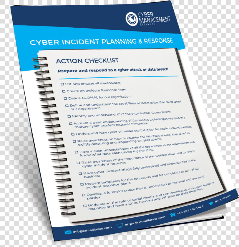 Checklist Of An Incident Response Team  HD Png DownloadTransparent PNG