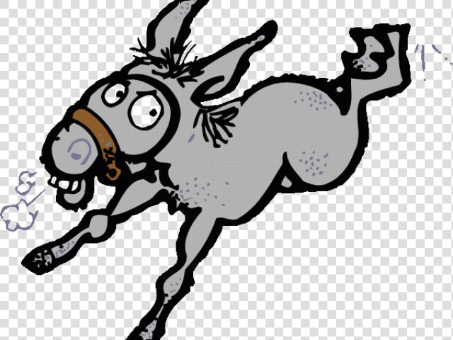 Mule Clipart Mad Donkey   Mule Black And White Donkey Clip Art  HD Png DownloadTransparent PNG