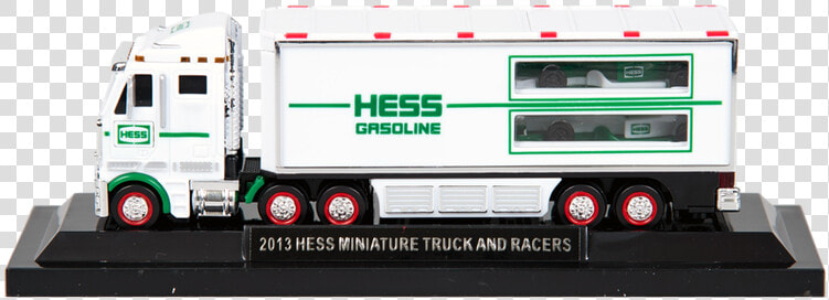 2013 Hess Mini 18 wheeler And Racecars   Train  HD Png DownloadTransparent PNG